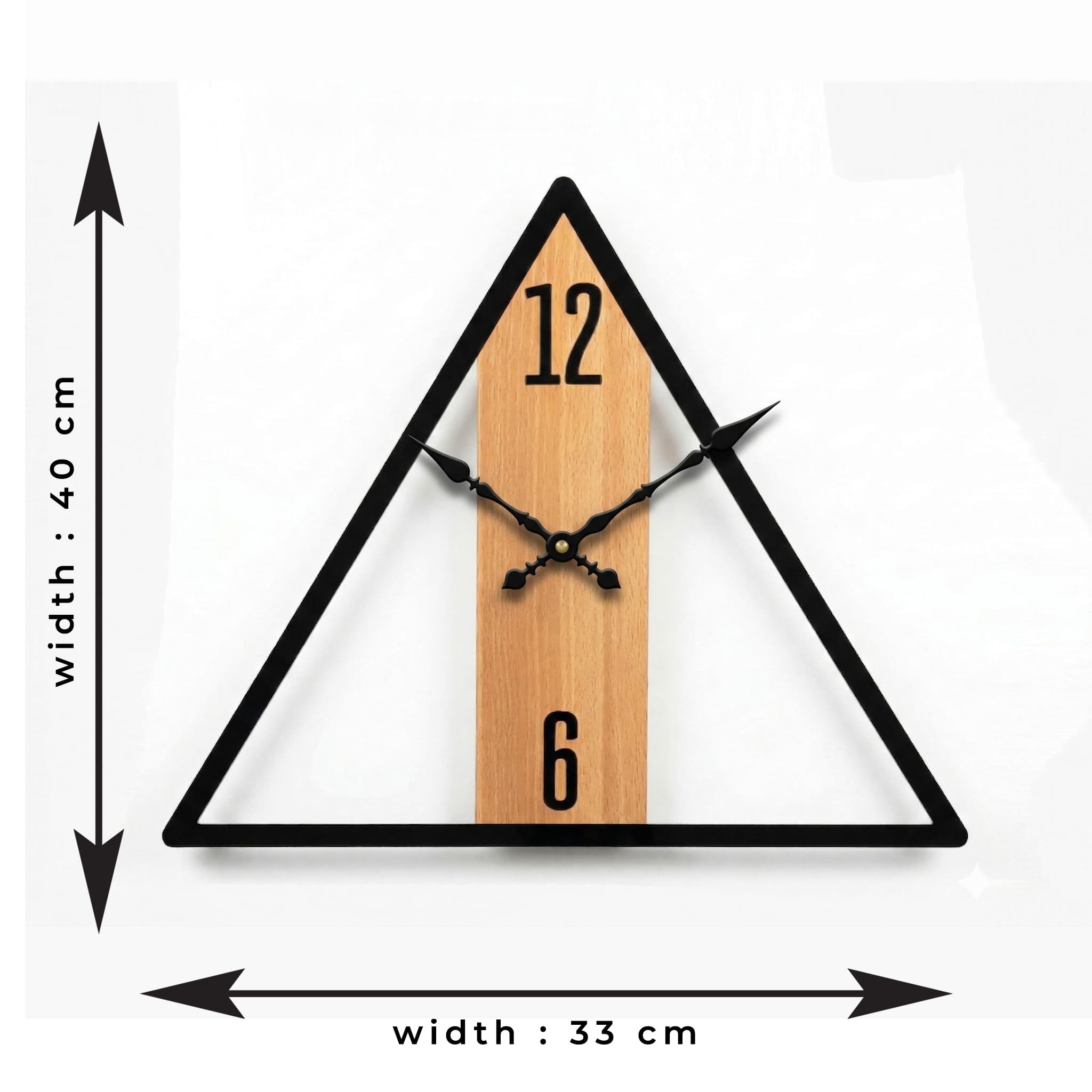 Triangle Axis Clock